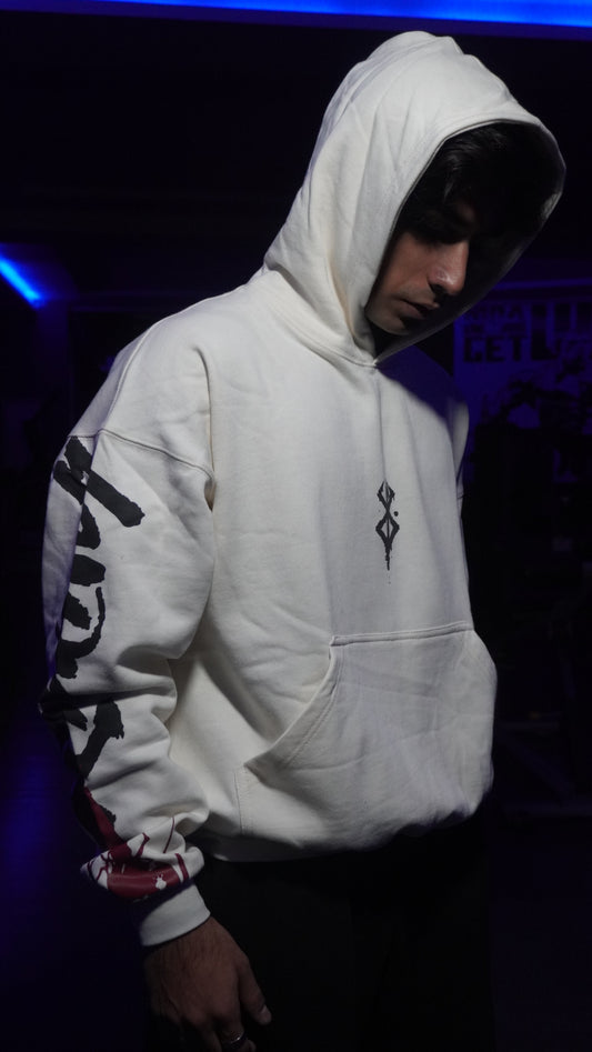 White Berserk Hoodie