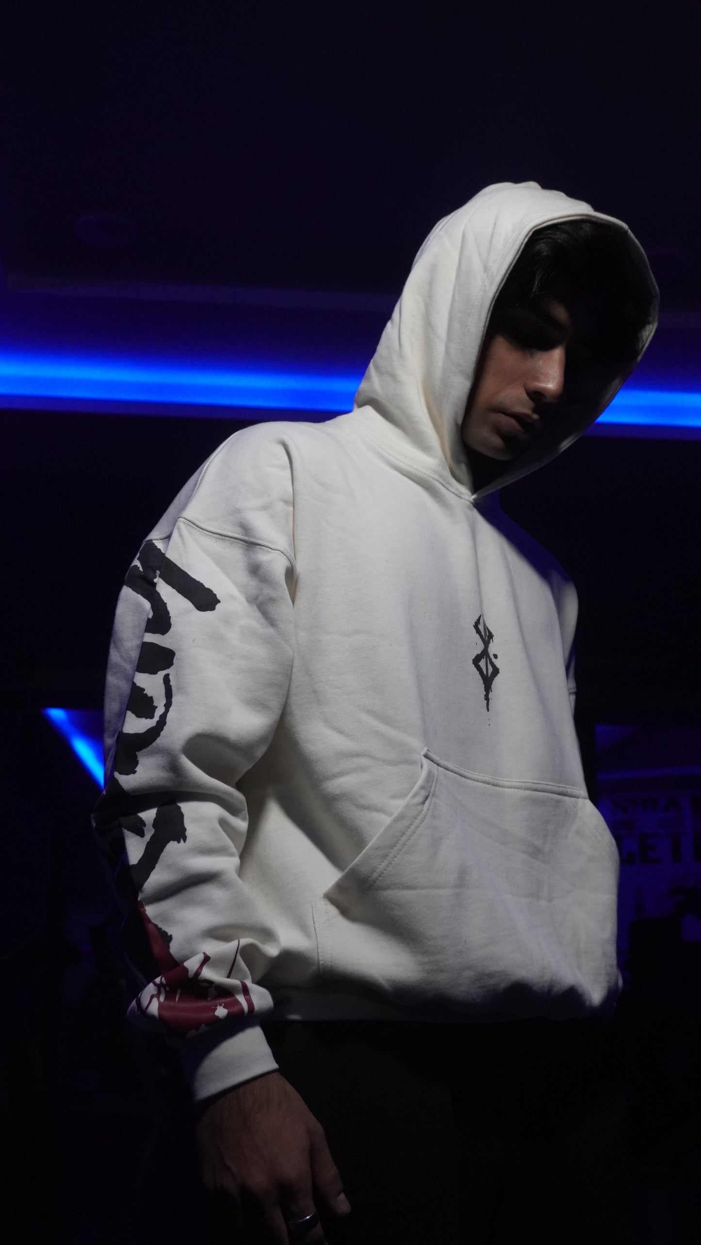 White Berserk Hoodie